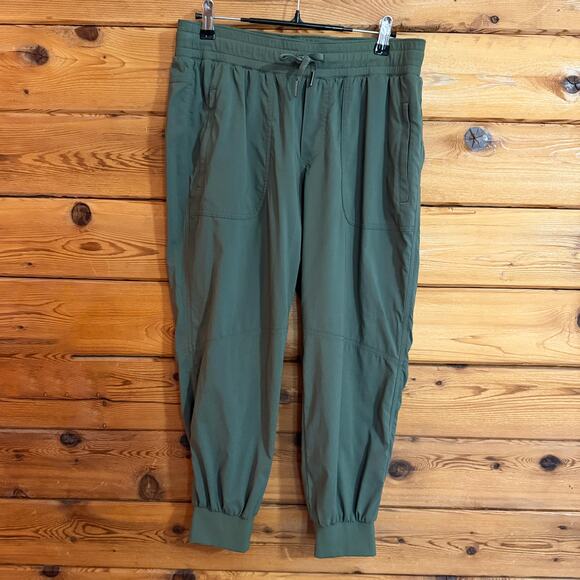 LL. Bean Vista Camp Pants, Jogger Green Medium Petite - Picture 1 of 7
